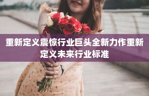 重新定义震惊行业巨头全新力作重新定义未来行业标准