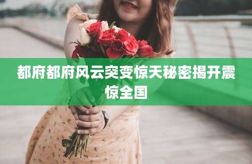 都府都府风云突变惊天秘密揭开震惊全国
