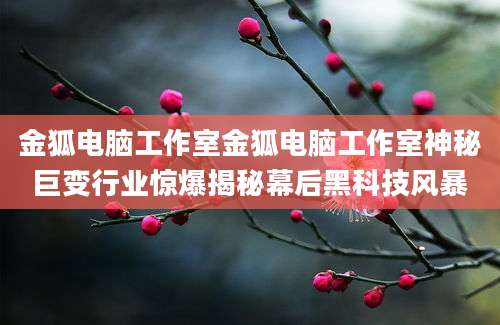 金狐电脑工作室金狐电脑工作室神秘巨变行业惊爆揭秘幕后黑科技风暴