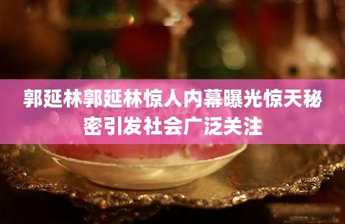 郭延林郭延林惊人内幕曝光惊天秘密引发社会广泛关注