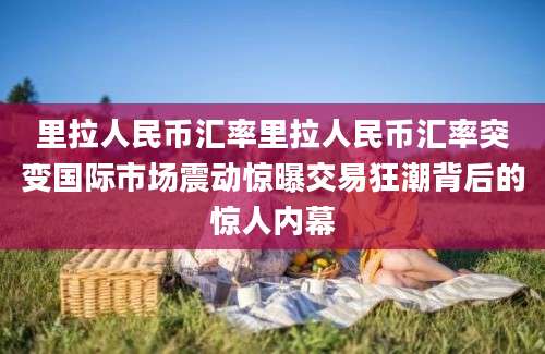 里拉人民币汇率里拉人民币汇率突变国际市场震动惊曝交易狂潮背后的惊人内幕