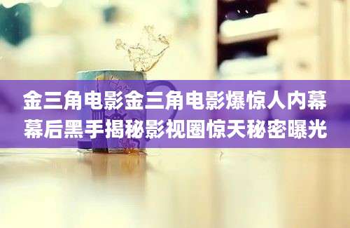 金三角电影金三角电影爆惊人内幕幕后黑手揭秘影视圈惊天秘密曝光