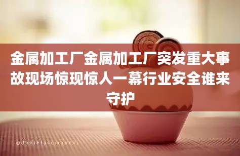 金属加工厂金属加工厂突发重大事故现场惊现惊人一幕行业安全谁来守护