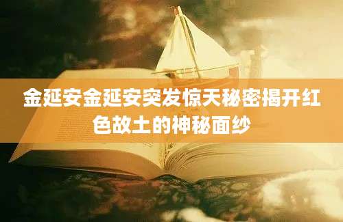 金延安金延安突发惊天秘密揭开红色故土的神秘面纱
