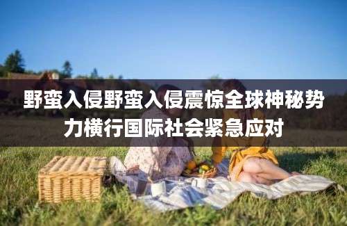 野蛮入侵野蛮入侵震惊全球神秘势力横行国际社会紧急应对