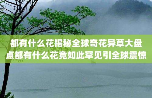 都有什么花揭秘全球奇花异草大盘点都有什么花竟如此罕见引全球震惊