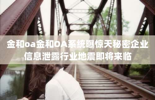 金和oa金和OA系统曝惊天秘密企业信息泄露行业地震即将来临