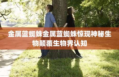 金属蓝蜘蛛金属蓝蜘蛛惊现神秘生物颠覆生物界认知
