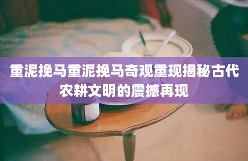 重泥挽马重泥挽马奇观重现揭秘古代农耕文明的震撼再现