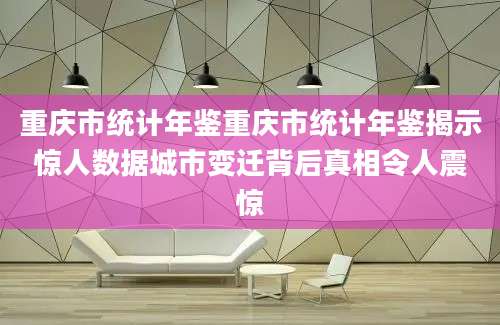重庆市统计年鉴重庆市统计年鉴揭示惊人数据城市变迁背后真相令人震惊