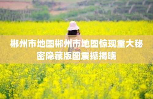 郴州市地图郴州市地图惊现重大秘密隐藏版图震撼揭晓