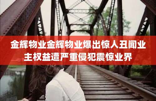 金辉物业金辉物业爆出惊人丑闻业主权益遭严重侵犯震惊业界