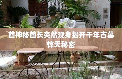 酋神秘酋长突然现身揭开千年古墓惊天秘密
