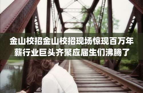 金山校招金山校招现场惊现百万年薪行业巨头齐聚应届生们沸腾了