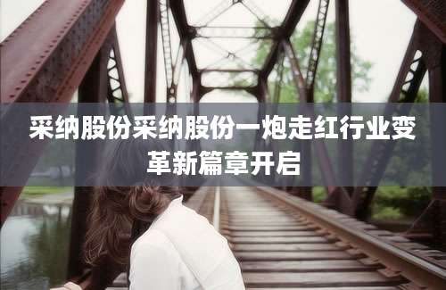 采纳股份采纳股份一炮走红行业变革新篇章开启