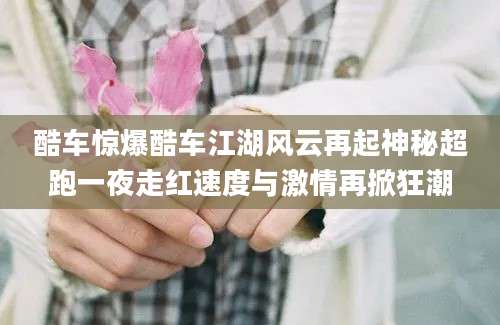 酷车惊爆酷车江湖风云再起神秘超跑一夜走红速度与激情再掀狂潮