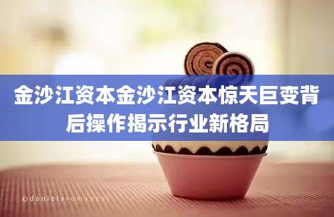 金沙江资本金沙江资本惊天巨变背后操作揭示行业新格局