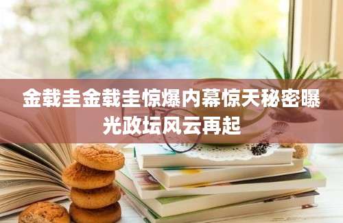 金载圭金载圭惊爆内幕惊天秘密曝光政坛风云再起