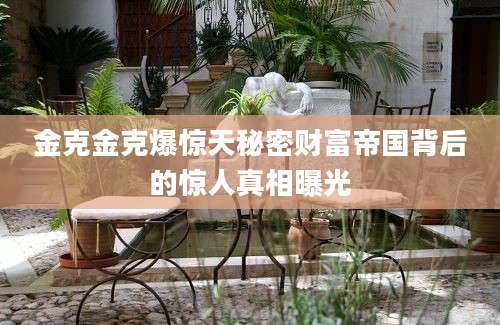 金克金克爆惊天秘密财富帝国背后的惊人真相曝光