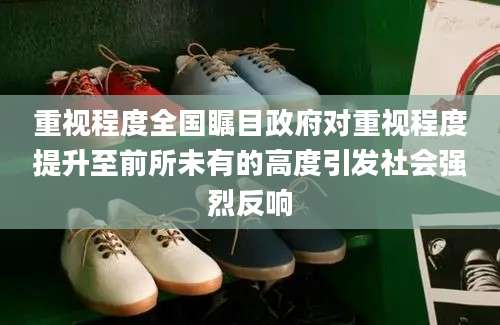 重视程度全国瞩目政府对重视程度提升至前所未有的高度引发社会强烈反响