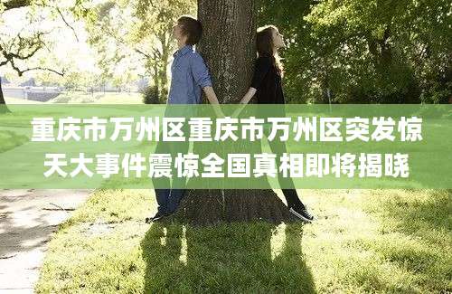 重庆市万州区重庆市万州区突发惊天大事件震惊全国真相即将揭晓