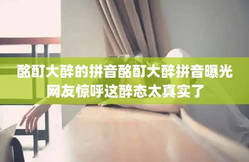酩酊大醉的拼音酩酊大醉拼音曝光网友惊呼这醉态太真实了