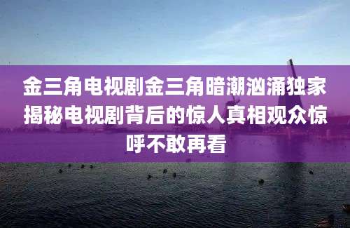 金三角电视剧金三角暗潮汹涌独家揭秘电视剧背后的惊人真相观众惊呼不敢再看