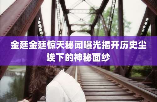 金廷金廷惊天秘闻曝光揭开历史尘埃下的神秘面纱
