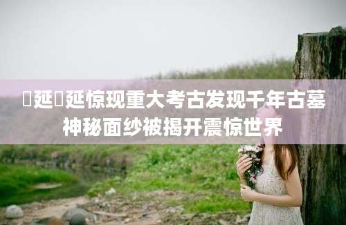 鄜延鄜延惊现重大考古发现千年古墓神秘面纱被揭开震惊世界