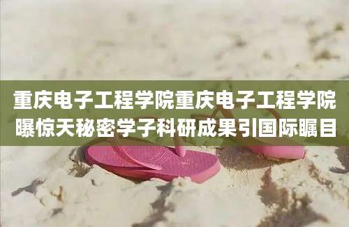 重庆电子工程学院重庆电子工程学院曝惊天秘密学子科研成果引国际瞩目