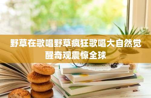 野草在歌唱野草疯狂歌唱大自然觉醒奇观震惊全球