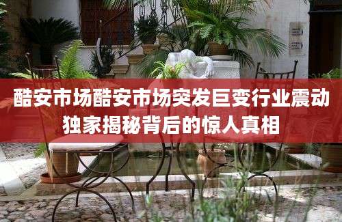 酷安市场酷安市场突发巨变行业震动独家揭秘背后的惊人真相